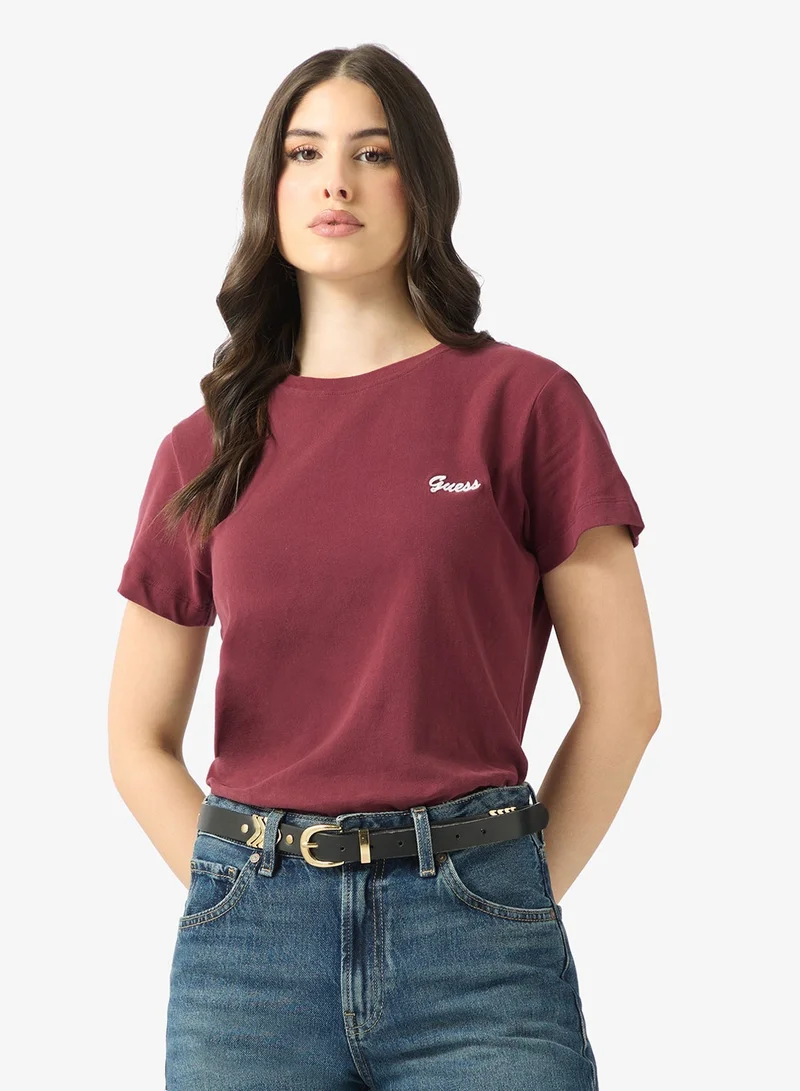 GUESS Alba Short Sleeve Crew Neck T-Shirt